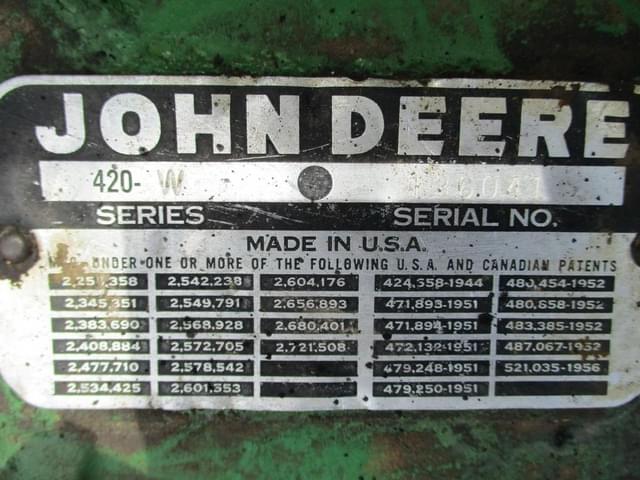 Image of John Deere 420 equipment image 2