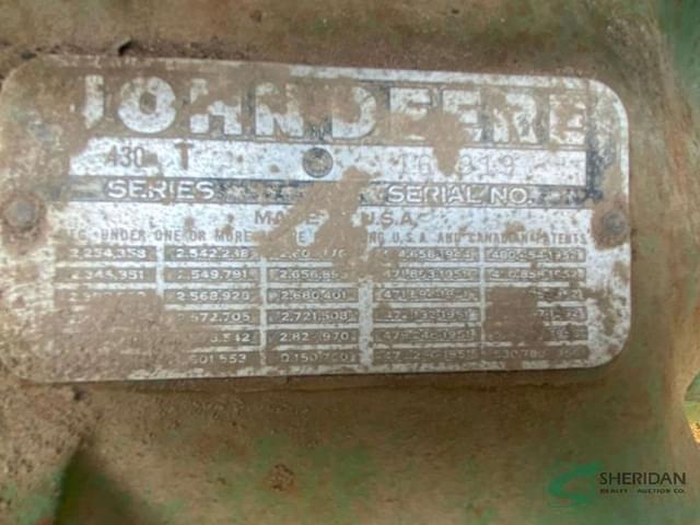 Image of John Deere 430 equipment image 3