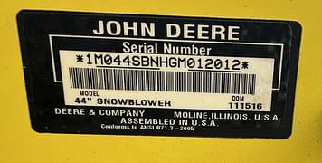 Main image John Deere 44" Snowblower 6