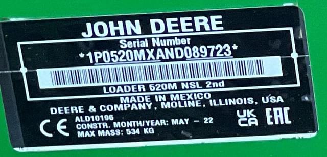 Image of John Deere 520M equipment image 4