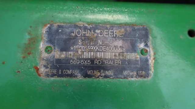 Image of John Deere 559 equipment image 4