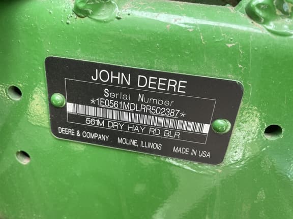 Image of John Deere 561M equipment image 1