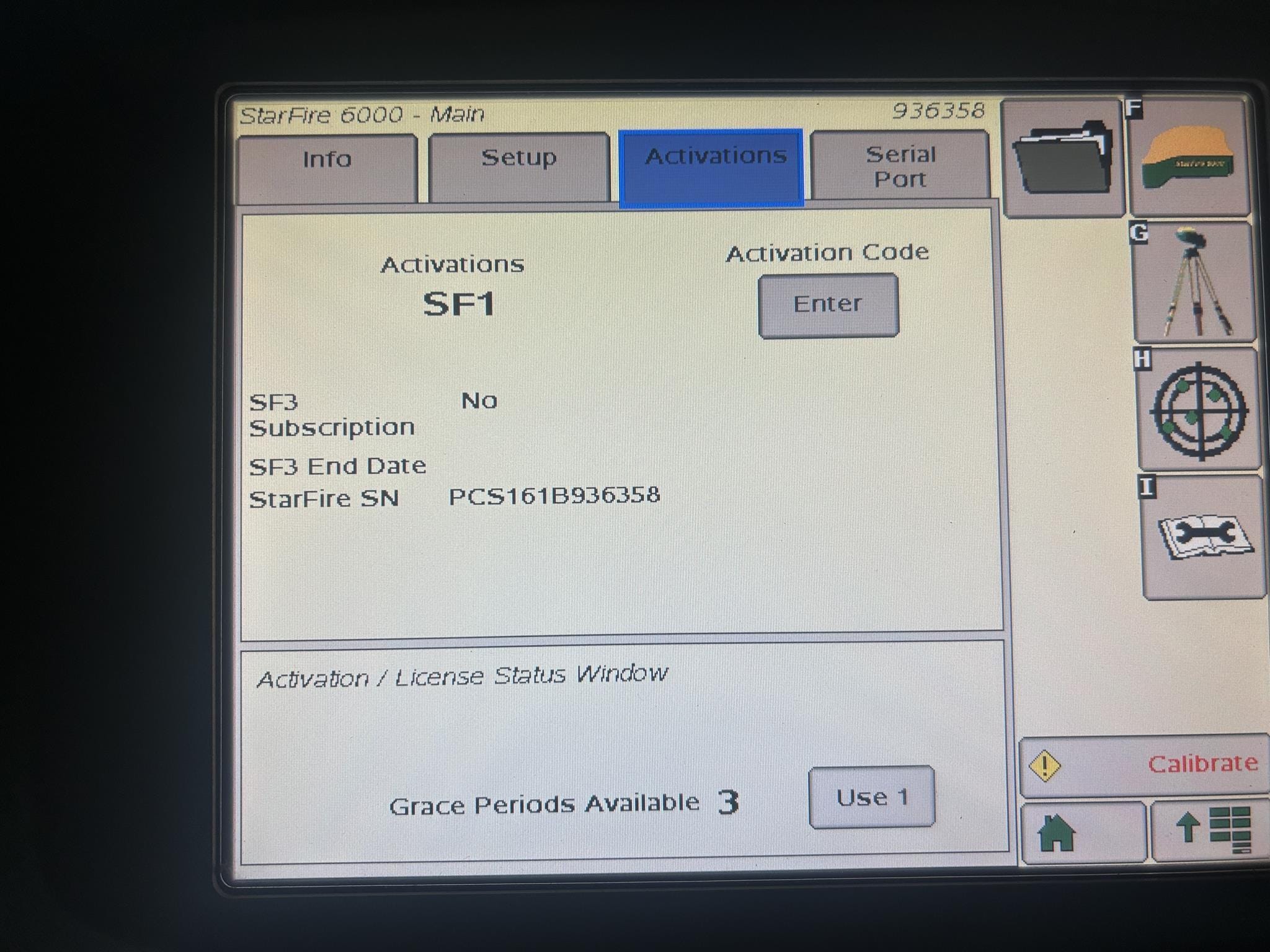 John Deere StarFire 6000 Equipment Image0