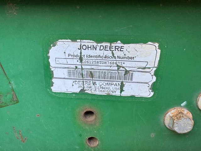 Image of John Deere 6125R equipment image 4