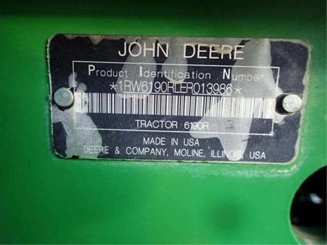 Image of John Deere 6190R equipment image 4