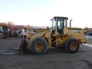 SOLD - John Deere 624H Wheel Loader (QEA 2039) Construction with 13,167 ...