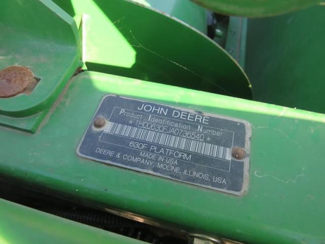 Image of John Deere 630F equipment image 2