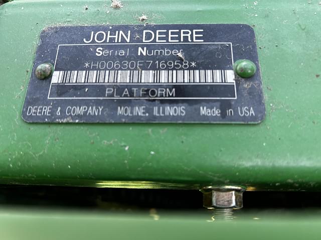 Image of John Deere 630F equipment image 1