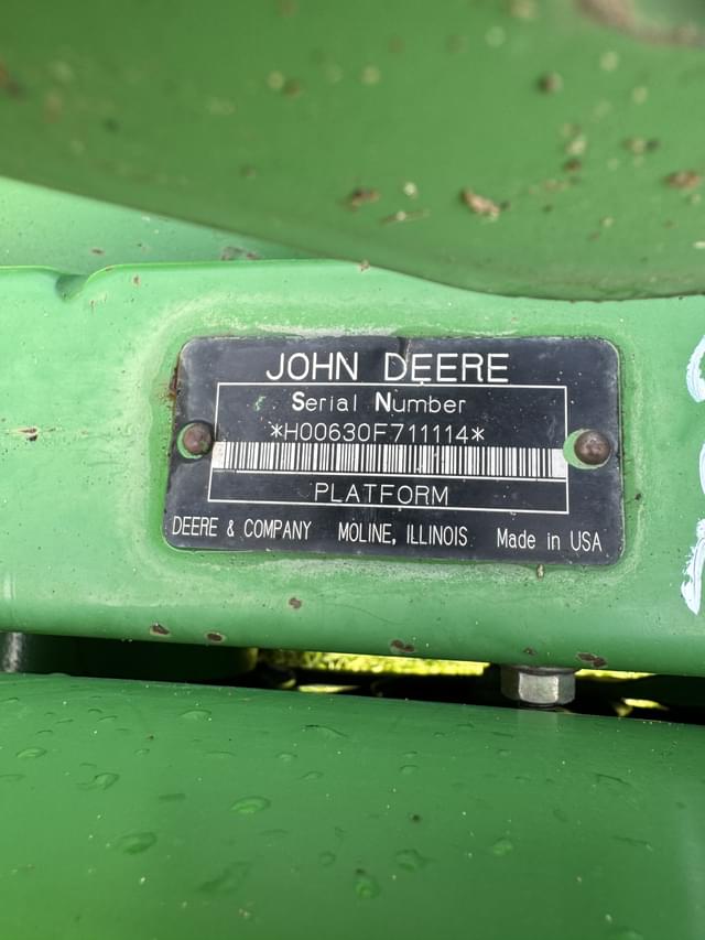 Image of John Deere 630F equipment image 3