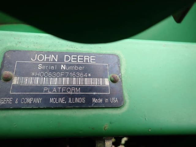 Image of John Deere 630F equipment image 4