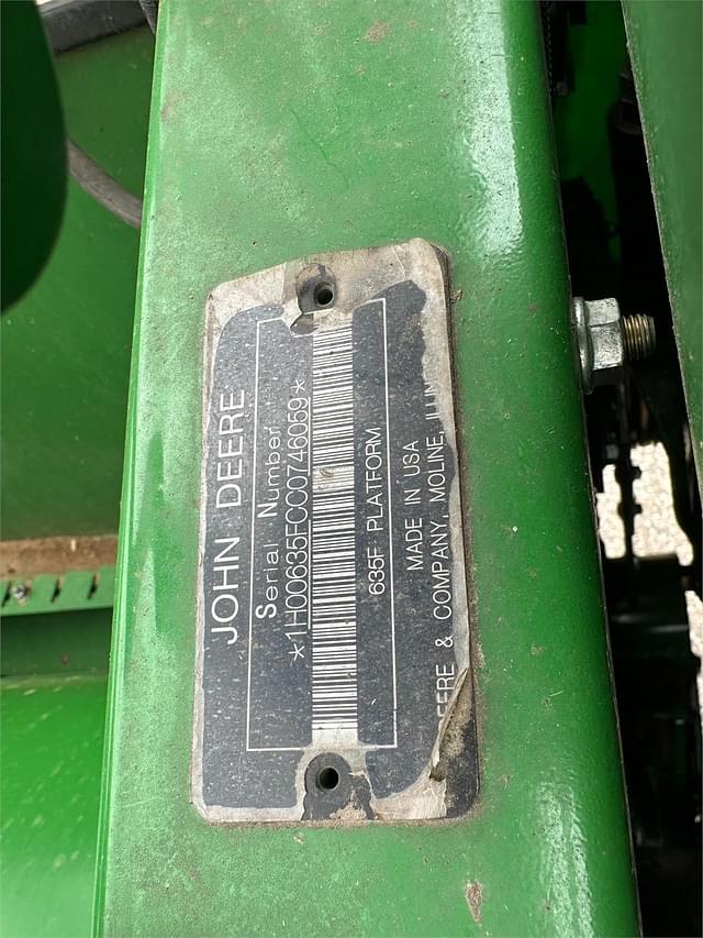 Image of John Deere 635F equipment image 3