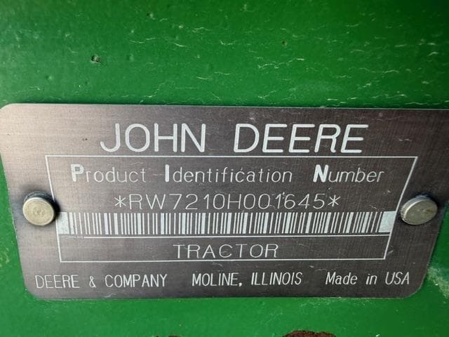 Image of John Deere 7210 equipment image 3
