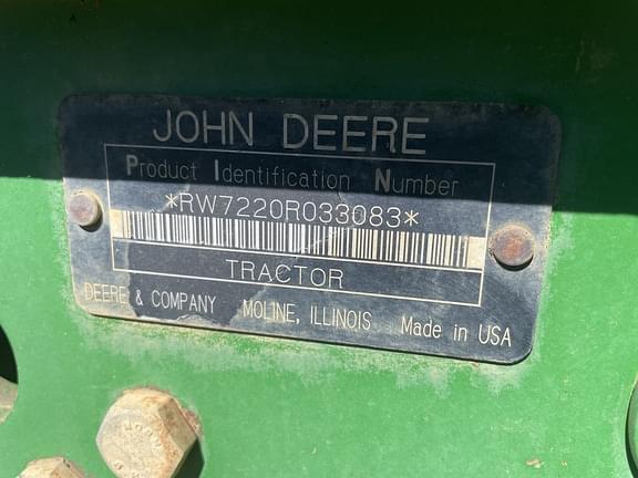 Image of John Deere 7220 equipment image 4