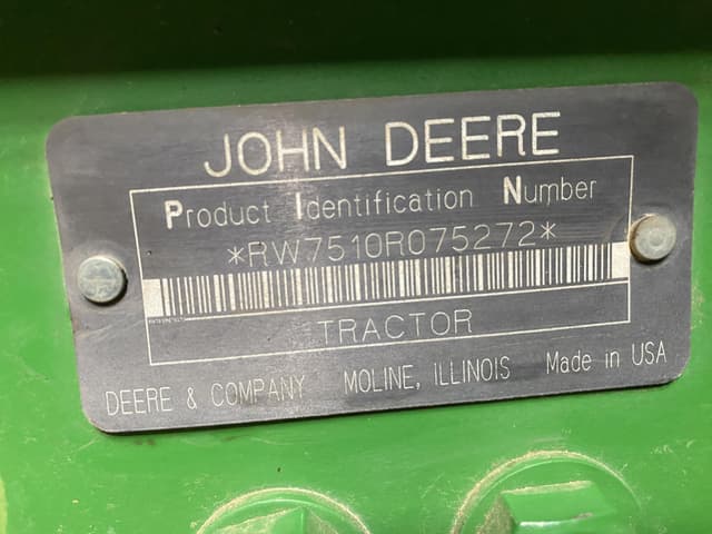 Image of John Deere 7510 equipment image 3