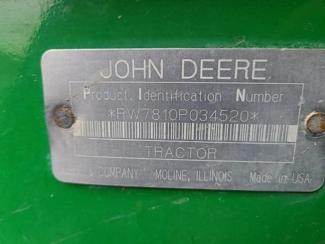 Image of John Deere 7810 equipment image 4