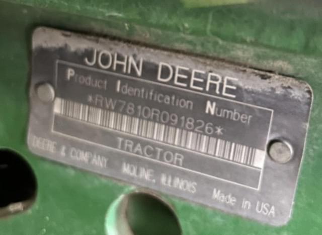 Image of John Deere 7810 equipment image 3