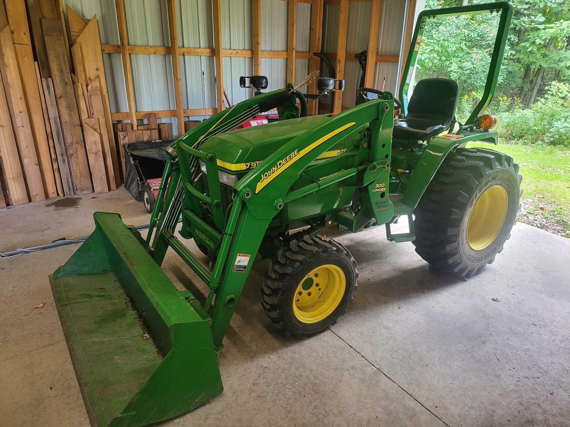 SOLD - John Deere 790 Lot No. 100A Tractors with 408 Hrs