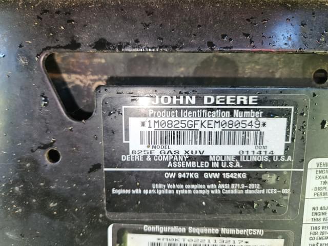 Image of John Deere Gator XUV 825i S4 equipment image 4
