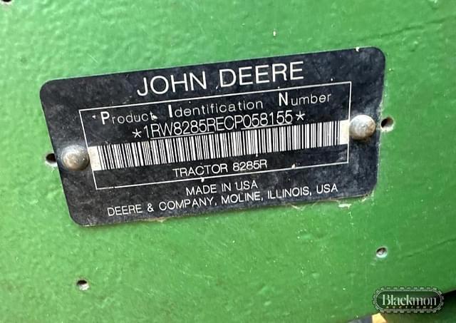 Image of John Deere 8285R equipment image 4