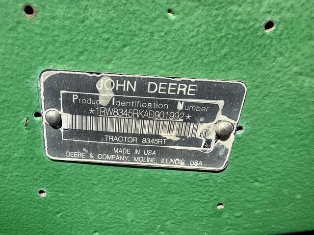 Image of John Deere 8345RT equipment image 1