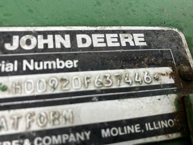 Image of John Deere 920F equipment image 2