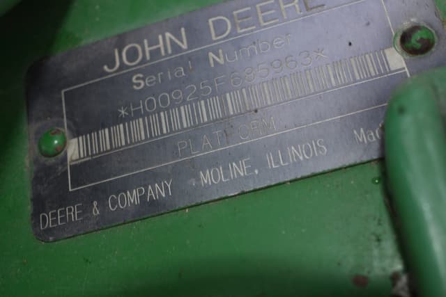 Image of John Deere 925F equipment image 1