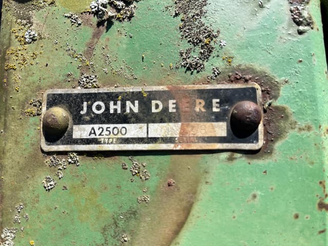 Image of John Deere A2500 equipment image 1