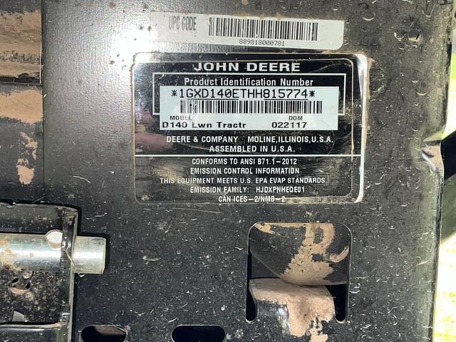 Image of John Deere D140 equipment image 3