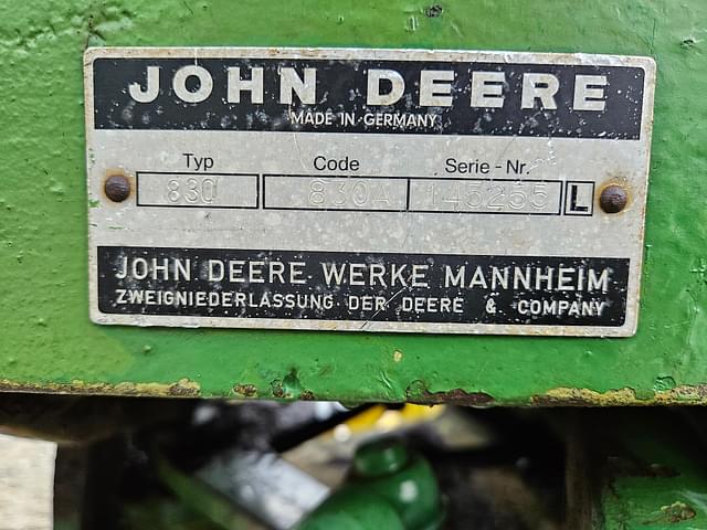 Image of John Deere 830 equipment image 4