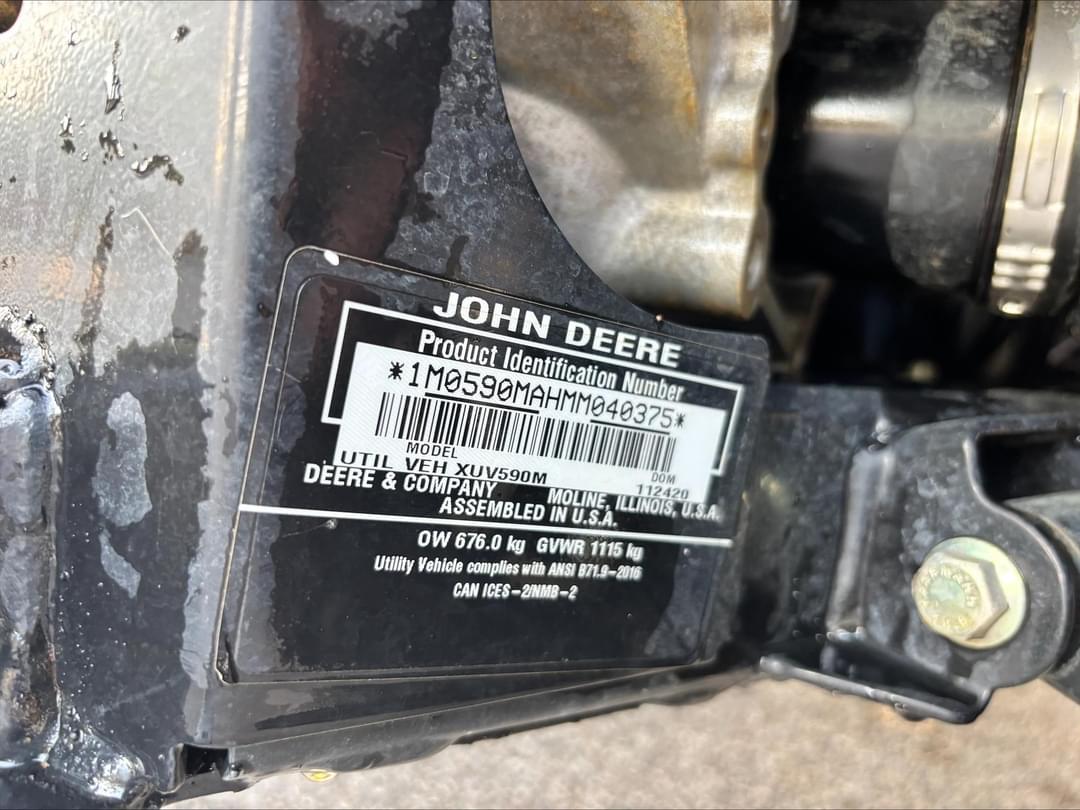 Image of John Deere XUV 590M Primary Image