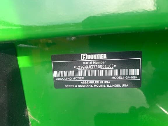 Image of Frontier GM4084 equipment image 2