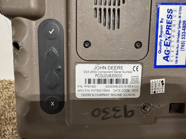 Image of John Deere GreenStar 2630 equipment image 2