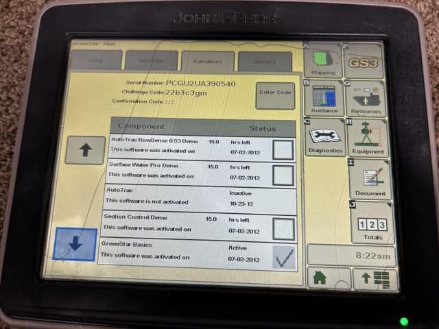 Image of John Deere GreenStar 2630 equipment image 4