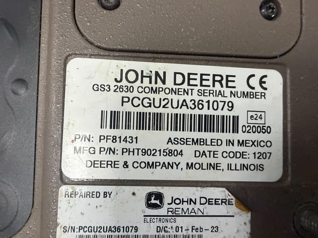 Image of John Deere GS3 2630 equipment image 4