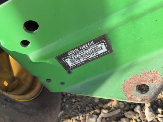 Image of John Deere GX345 equipment image 4