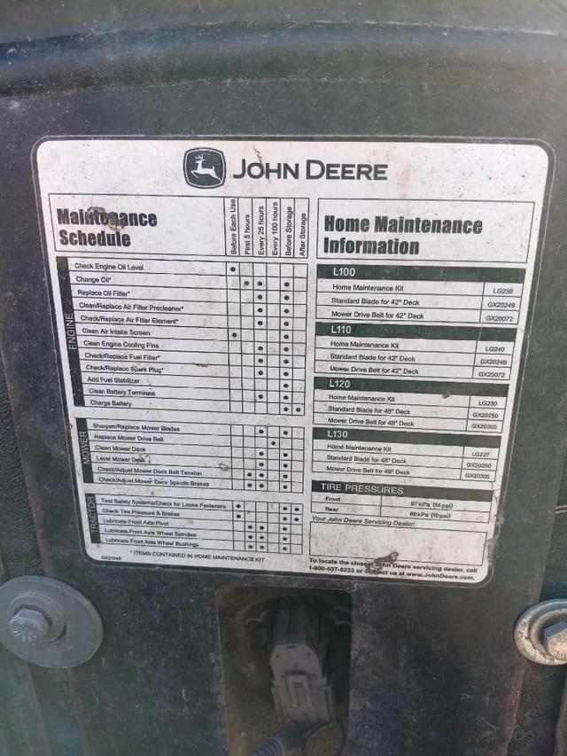 Image of John Deere L120 equipment image 3