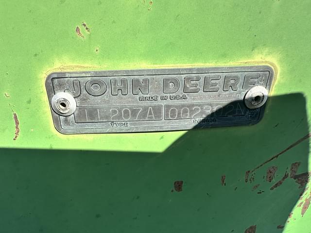 Image of John Deere LL207A equipment image 2