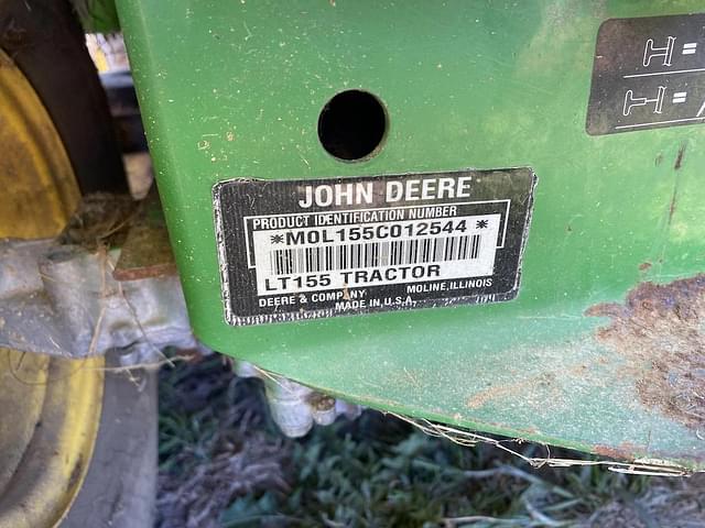 Image of John Deere LT155 equipment image 4