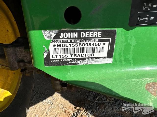 Image of John Deere LT155 equipment image 4