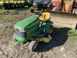 SOLD - John Deere LT166 Lawn Mower Other Equipment with 46 inches ...