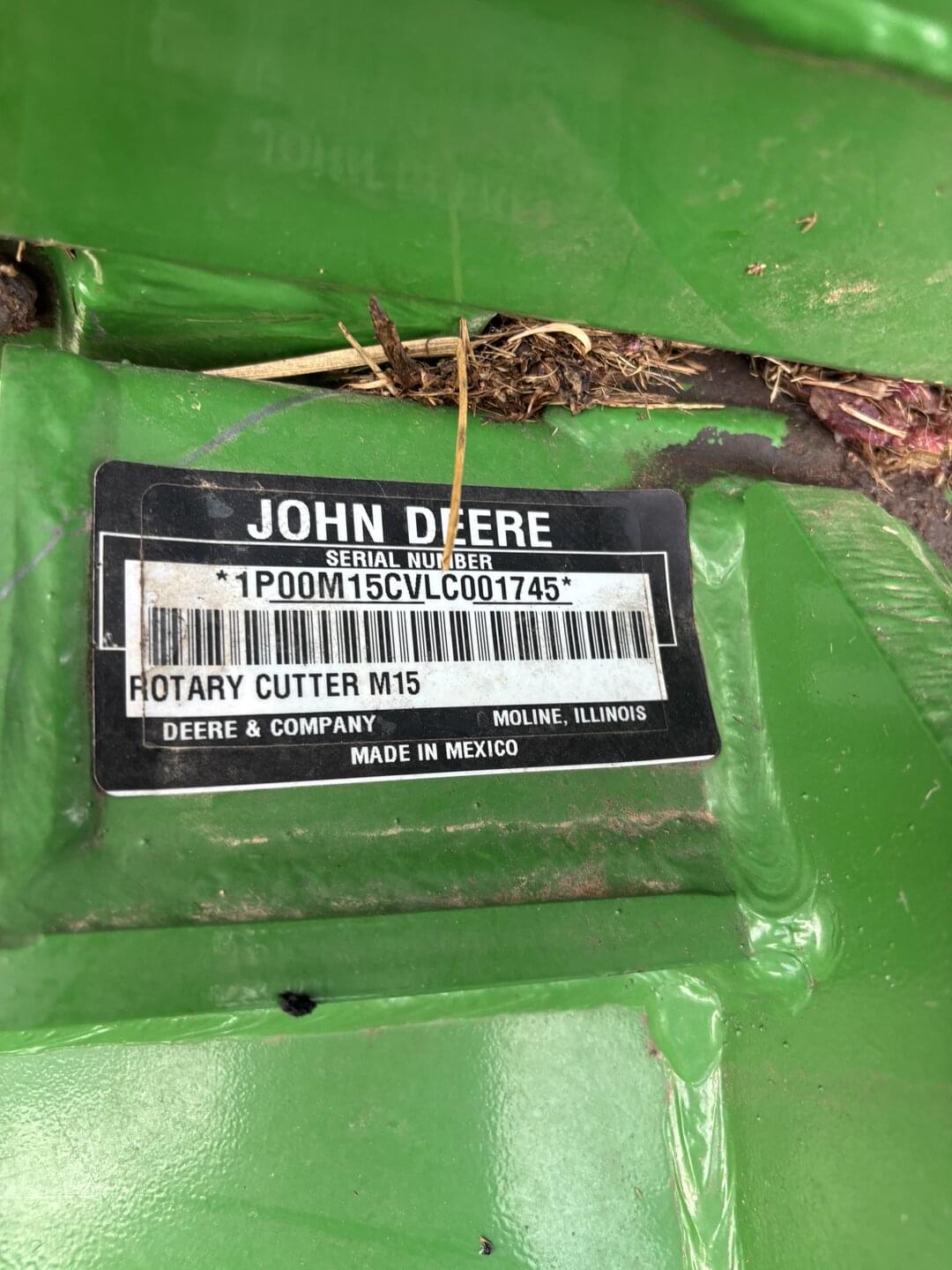 Image of John Deere M15 Image 1