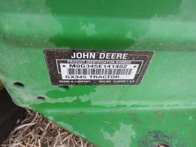 Image of John Deere GX345 equipment image 3