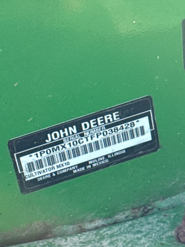 Image of John Deere MX10 equipment image 1