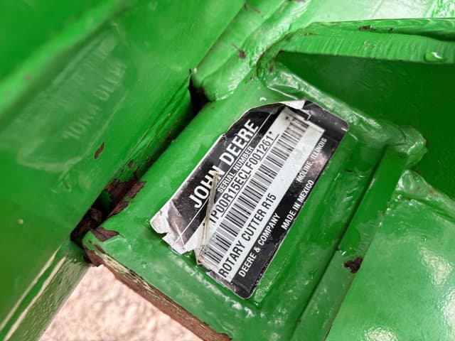 Image of John Deere R15 equipment image 1