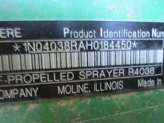 Image of John Deere R4038 equipment image 1