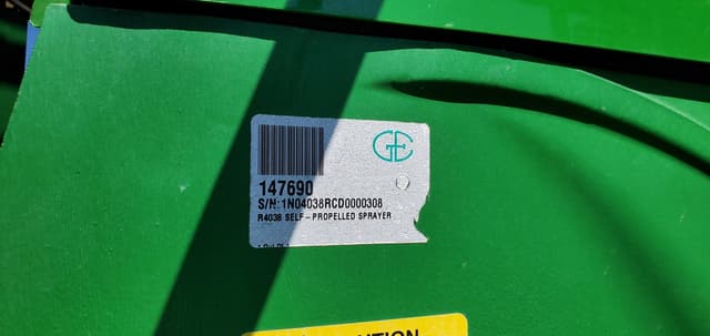 Image of John Deere R4038 equipment image 3