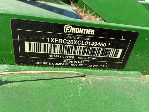 Image of Frontier RC2060 equipment image 4