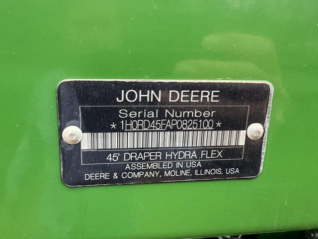 Image of John Deere RD45F equipment image 1