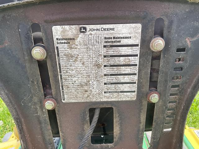 Image of John Deere G110 equipment image 4