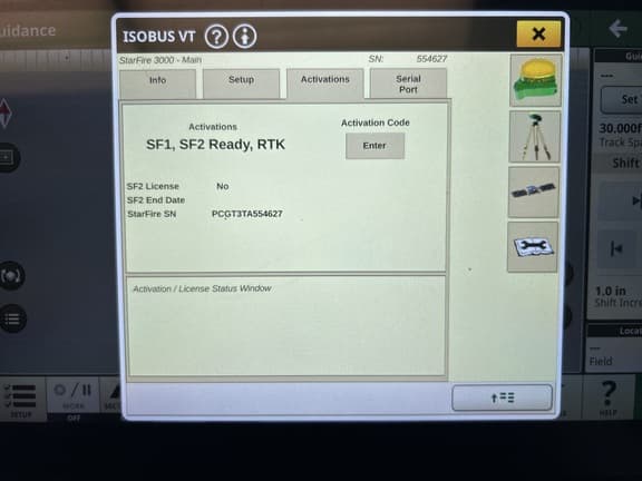 Image of John Deere StarFire 3000 Image 1